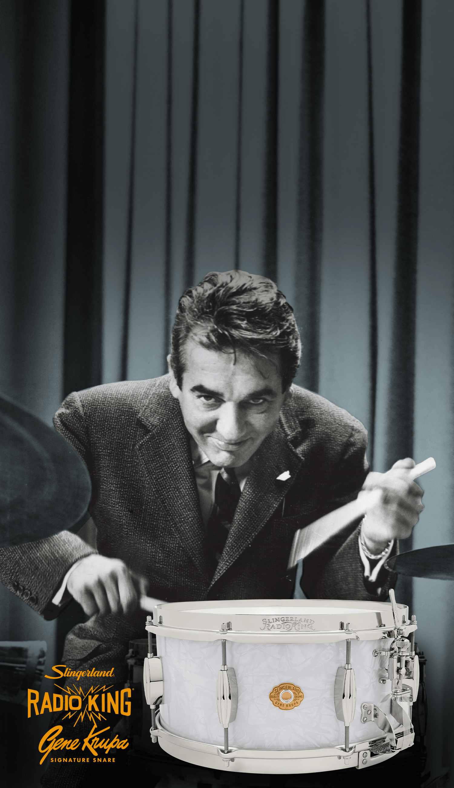 Slingerland Gene Krupa Signature Snare Drum