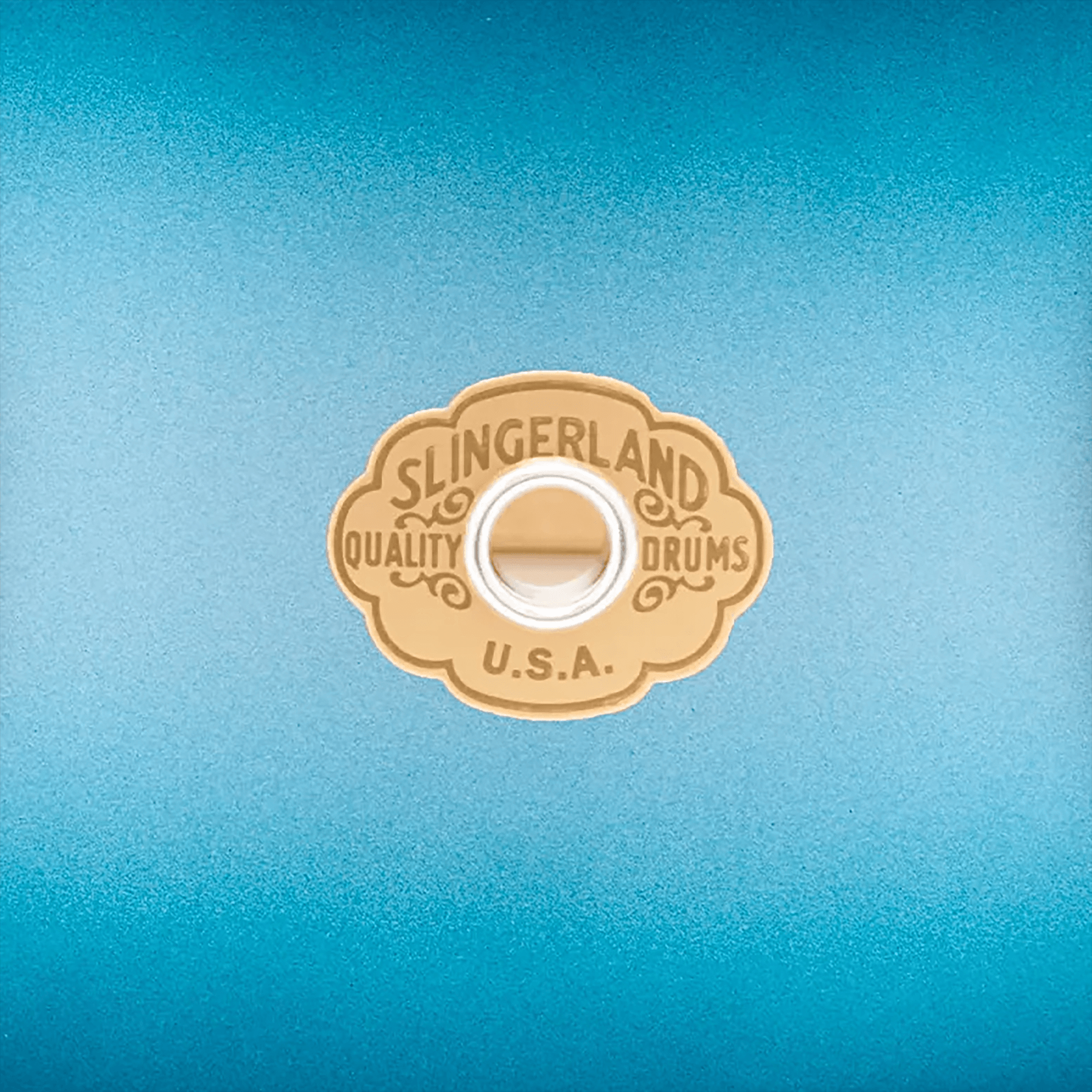 Slingerland blue and Silver Lacquer